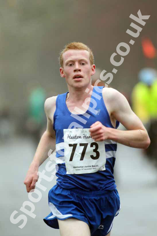 Junior mens winner Jonnie Nisbet, Heaton Harriers Memorial Road Race.